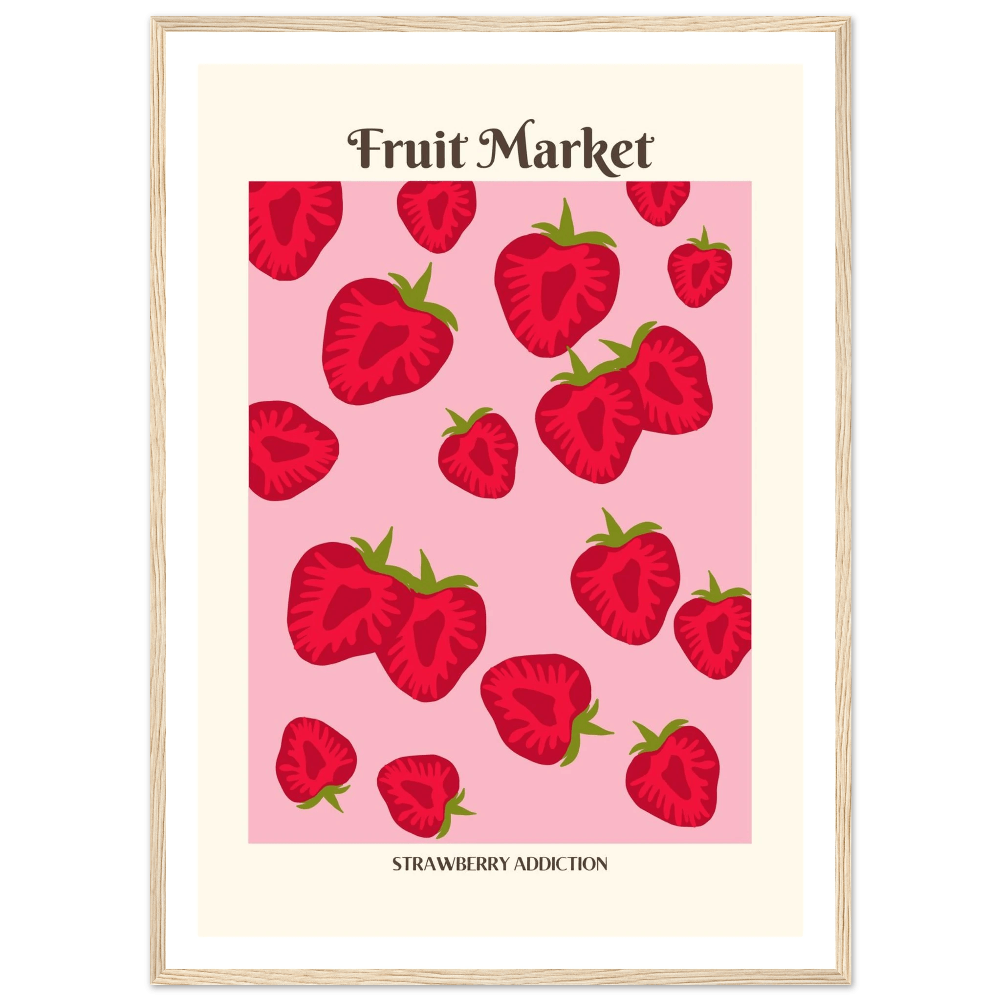 Fruit Market Strawberry - Poster - Arthena