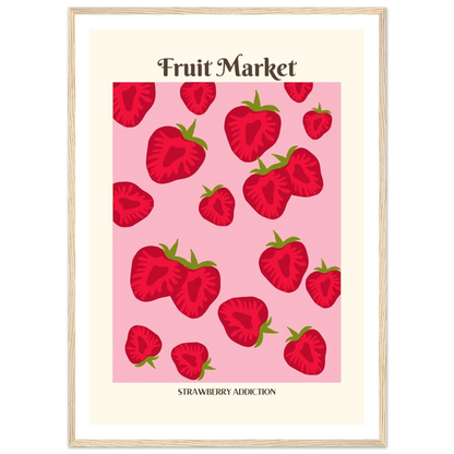 Fruit Market Strawberry - Poster - Arthena