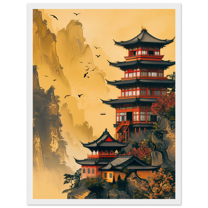 Temple of Tranquility - Poster - Arthena