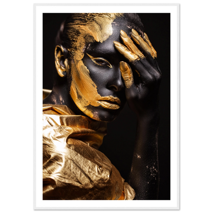 Eclipsed in gold - Poster - Arthena
