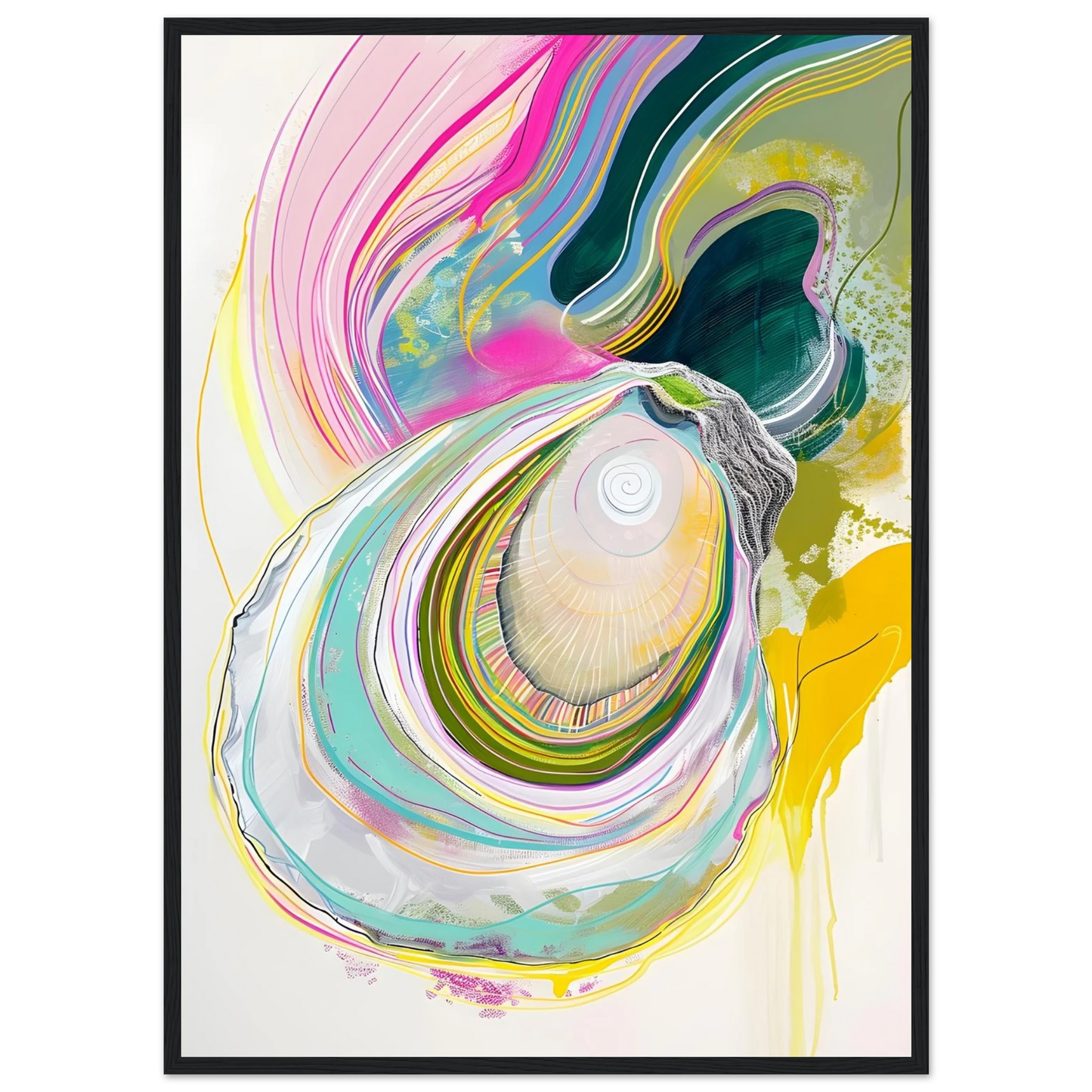 Colorful Oyster - Poster - Arthena