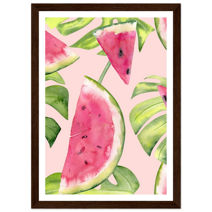 Watermelon Slices - Poster - Arthena