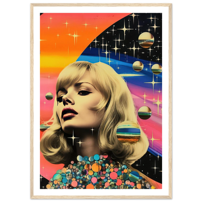 Retro Galaxy Queen - Poster - Arthena