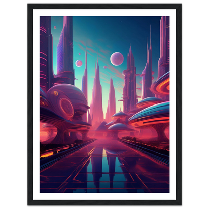 Neon Horizons - Poster - Arthena