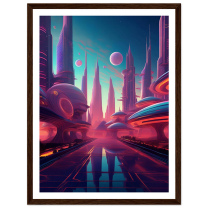 Neon Horizons - Poster - Arthena