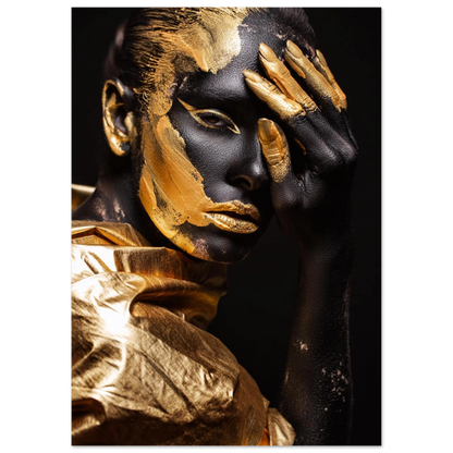 Eclipsed in gold - Poster - Arthena