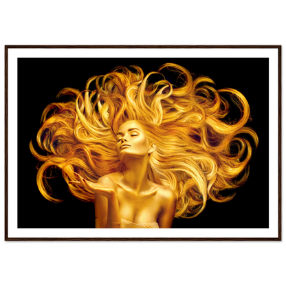 Golden Flow - Poster - Arthena