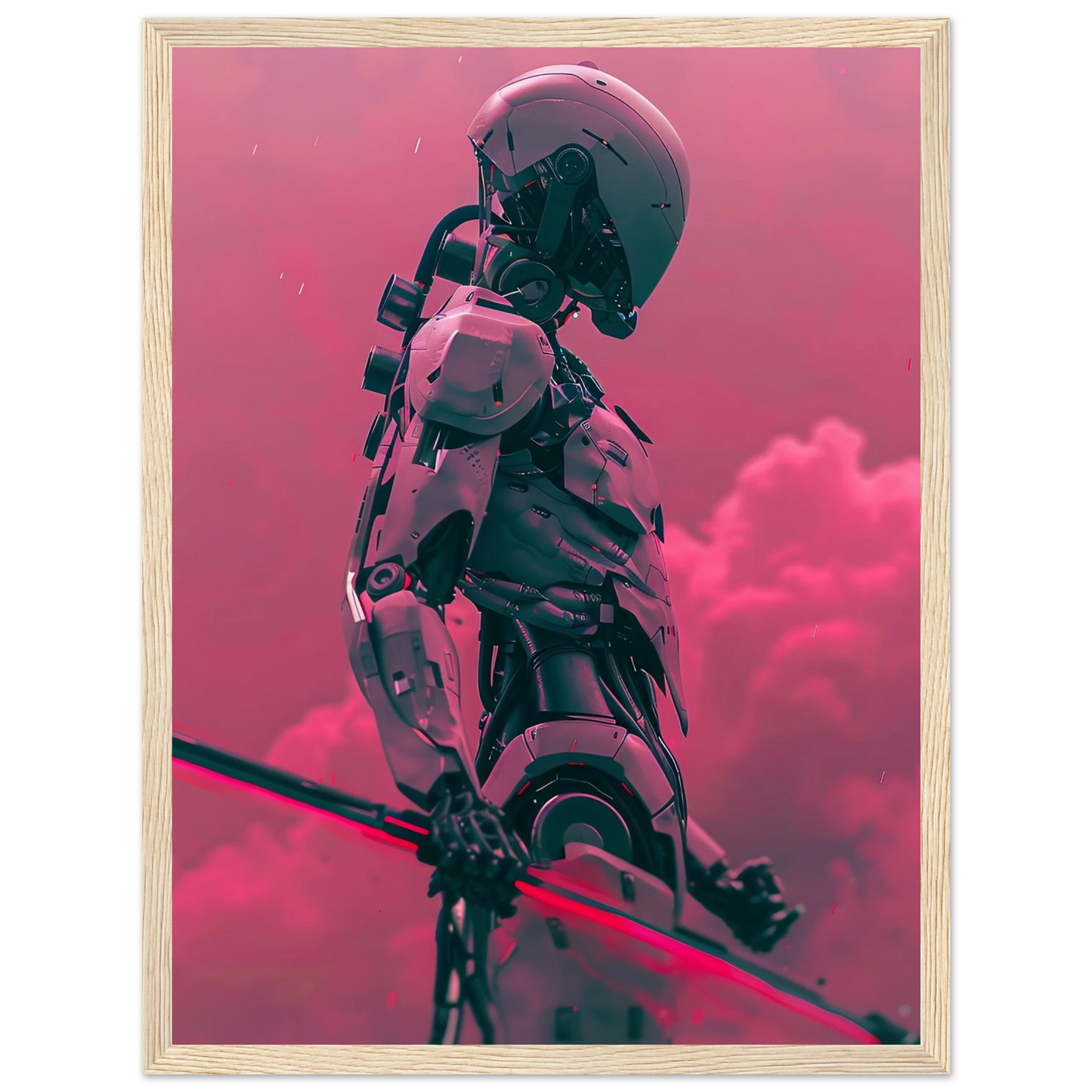 Battle Droid in the Rosy Mist - Poster - Arthena
