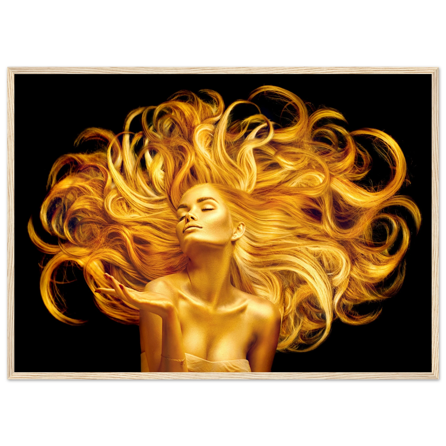 Golden Flow - Poster - Arthena