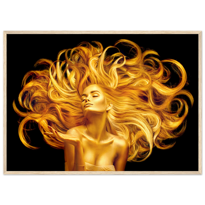 Golden Flow - Poster - Arthena
