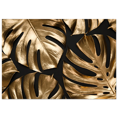 Monstera Luxe - Poster - Arthena