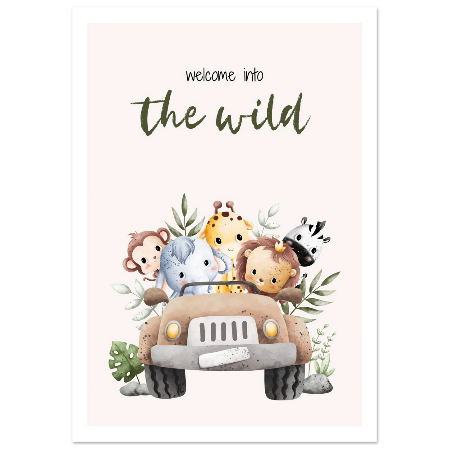 Welcome into the wild - Poster - Arthena