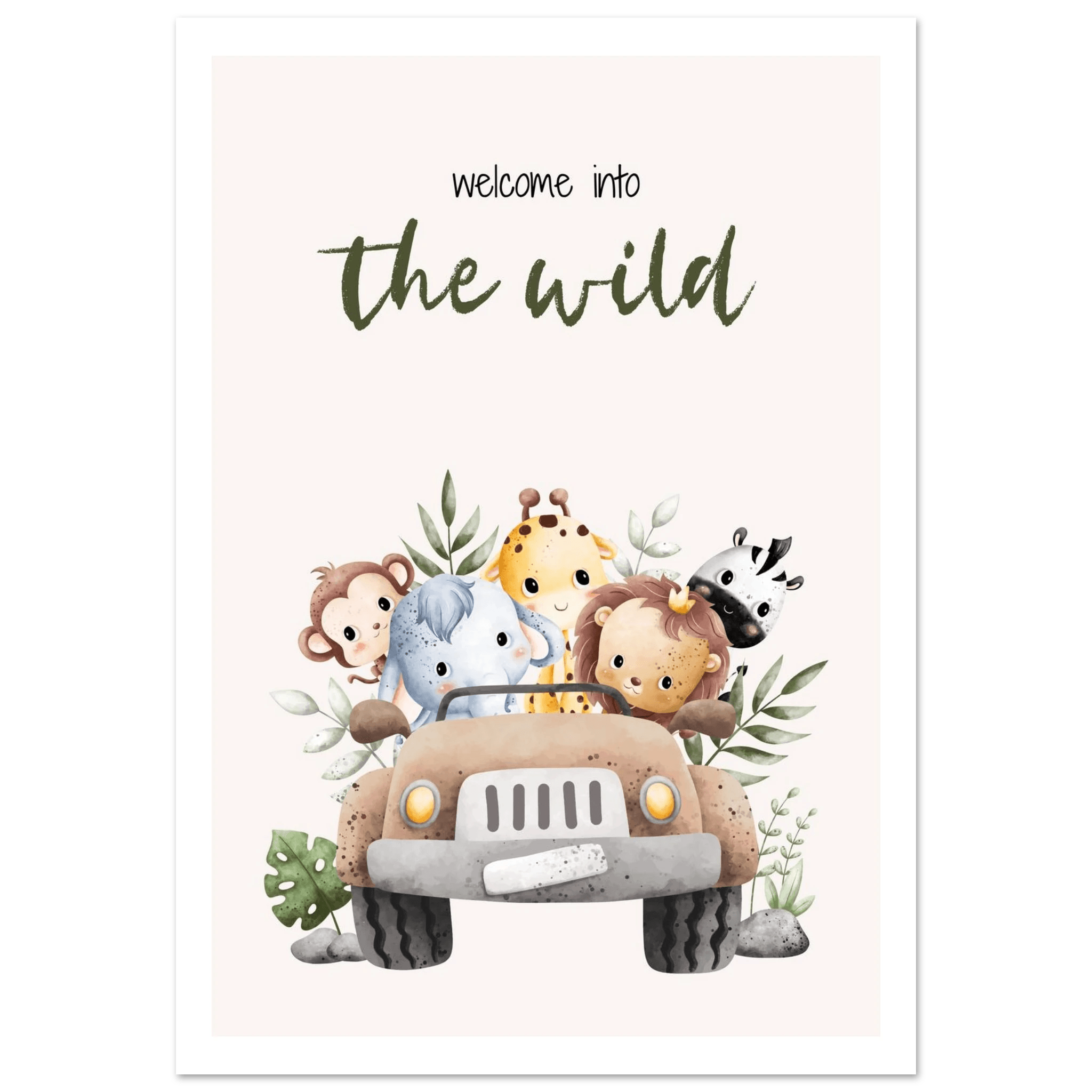 Welcome into the wild - Poster - Arthena