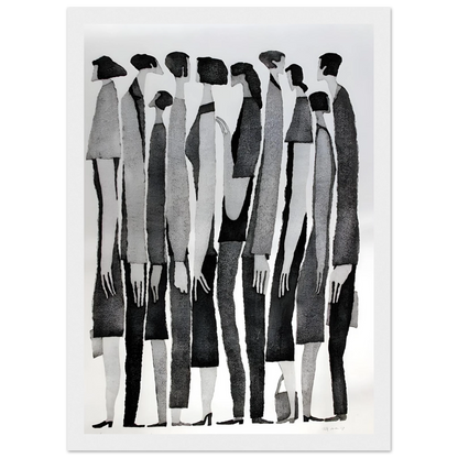 Silent Crowd - Poster - Arthena