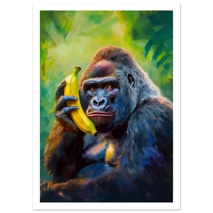 Gorilla on the Line - Poster - Arthena