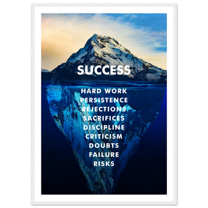 The Iceberg of Success - Poster - Arthena