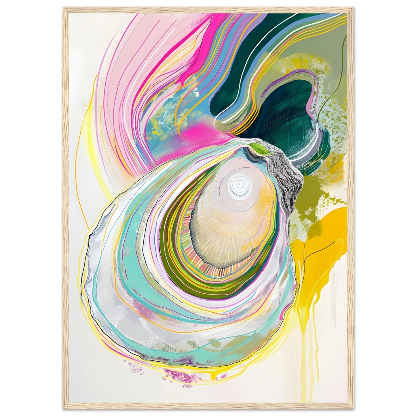 Colorful Oyster - Poster - Arthena