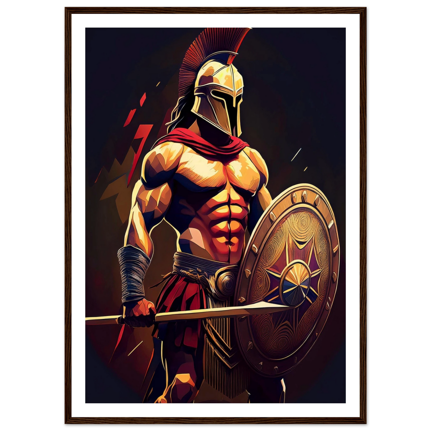 Spartan Warrior - Poster - Arthena