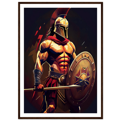 Spartan Warrior - Poster - Arthena