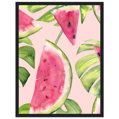 Watermelon Slices - Poster - Arthena