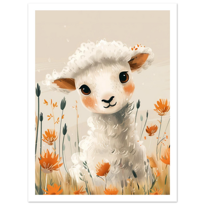 Baby Lamb - Poster - Arthena