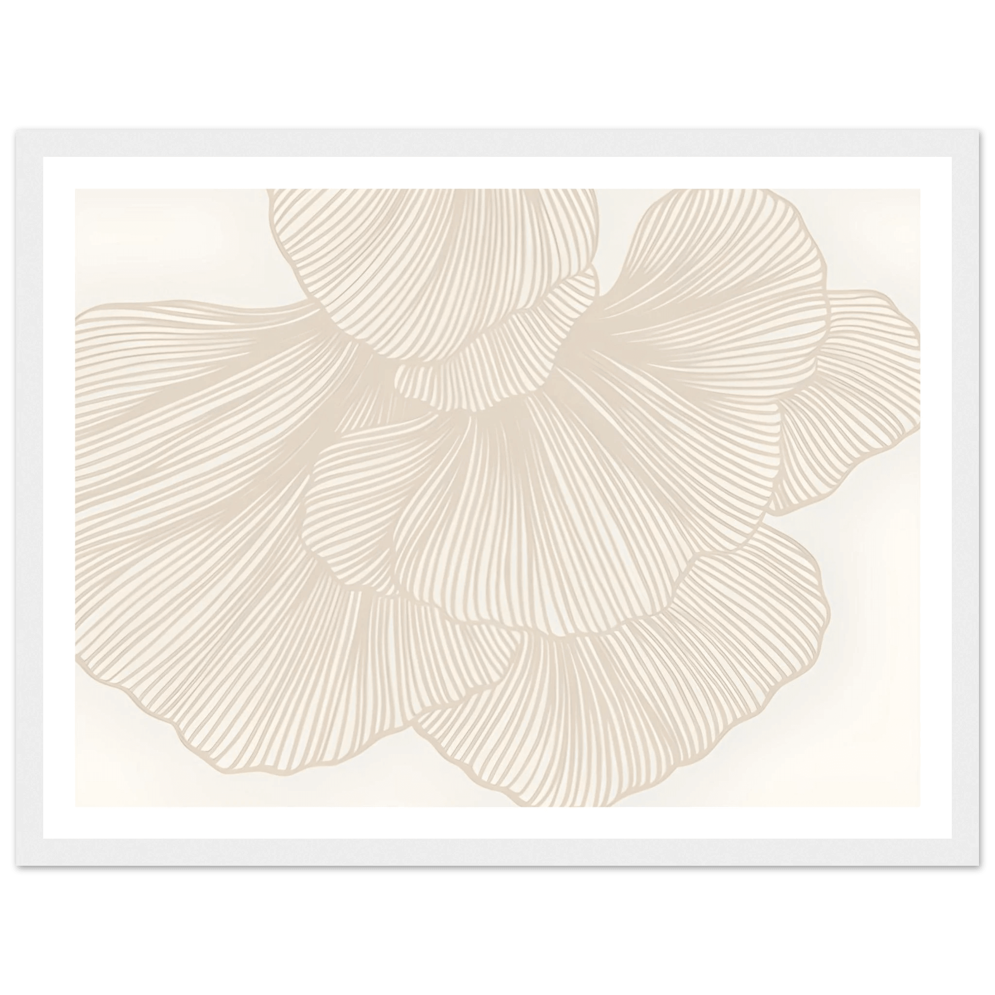 Flower Lines - Poster - Arthena