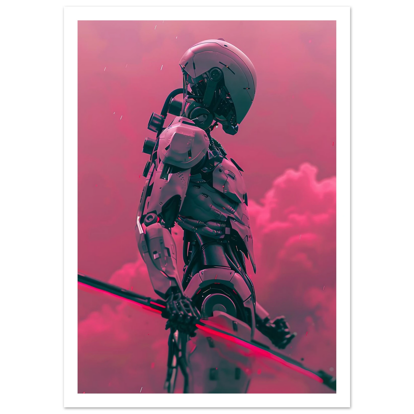 Battle Droid in the Rosy Mist - Poster - Arthena