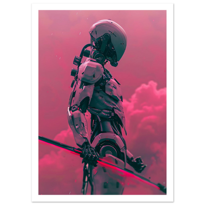 Battle Droid in the Rosy Mist - Poster - Arthena