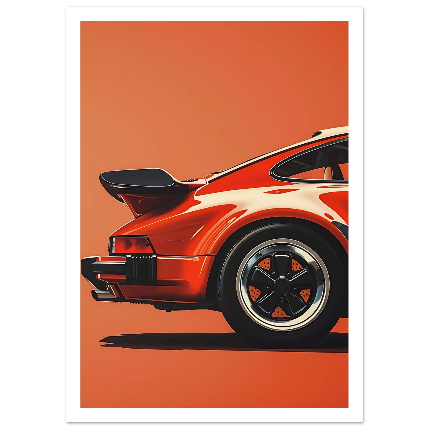 Retro Car - Poster - Arthena