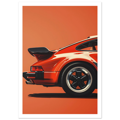 Retro Car - Poster - Arthena