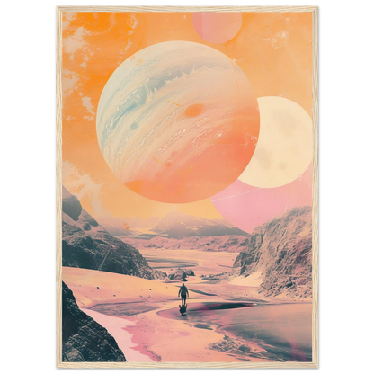 Lost Wanderer Beneath Alien Suns - Poster - Arthena