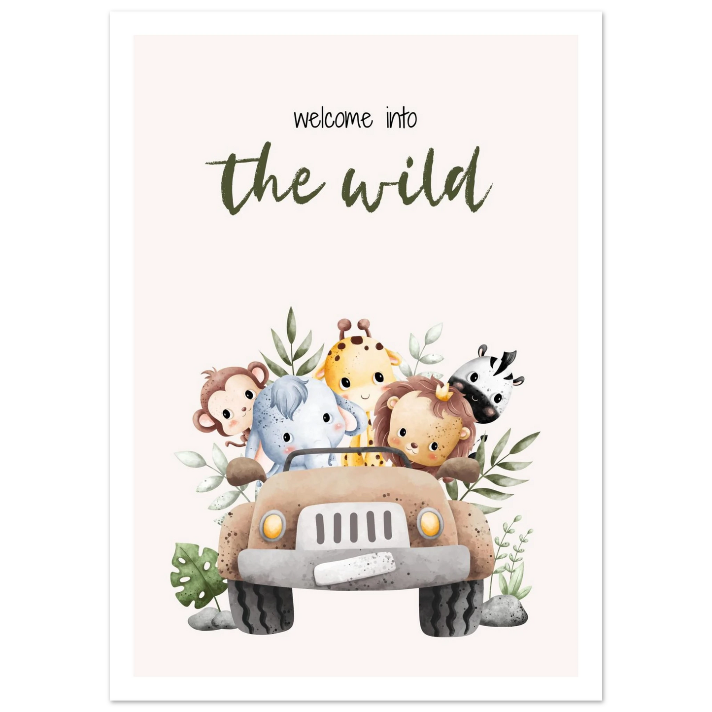 Welcome into the wild - Poster - Arthena