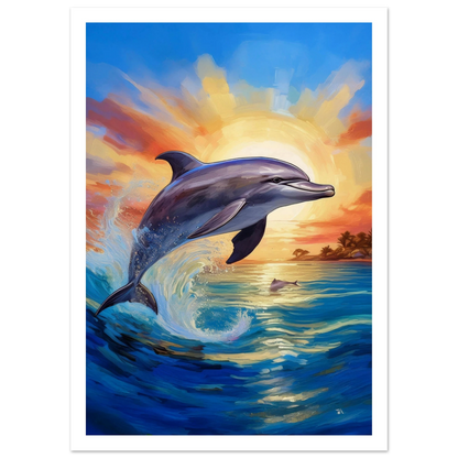 Happy Dolphine - Poster - Arthena