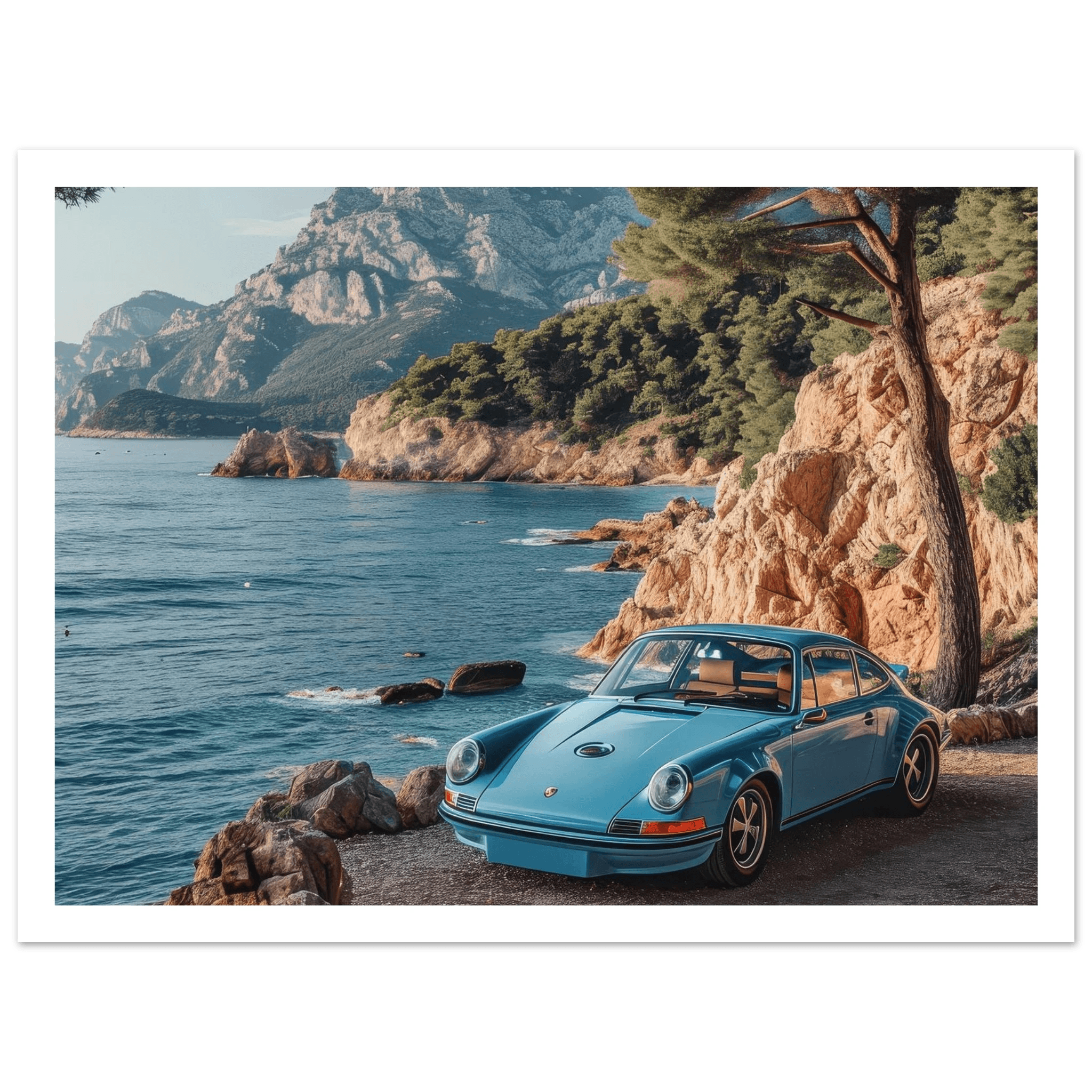 Car Tour of the Amalfi Coast - Poster - Arthena