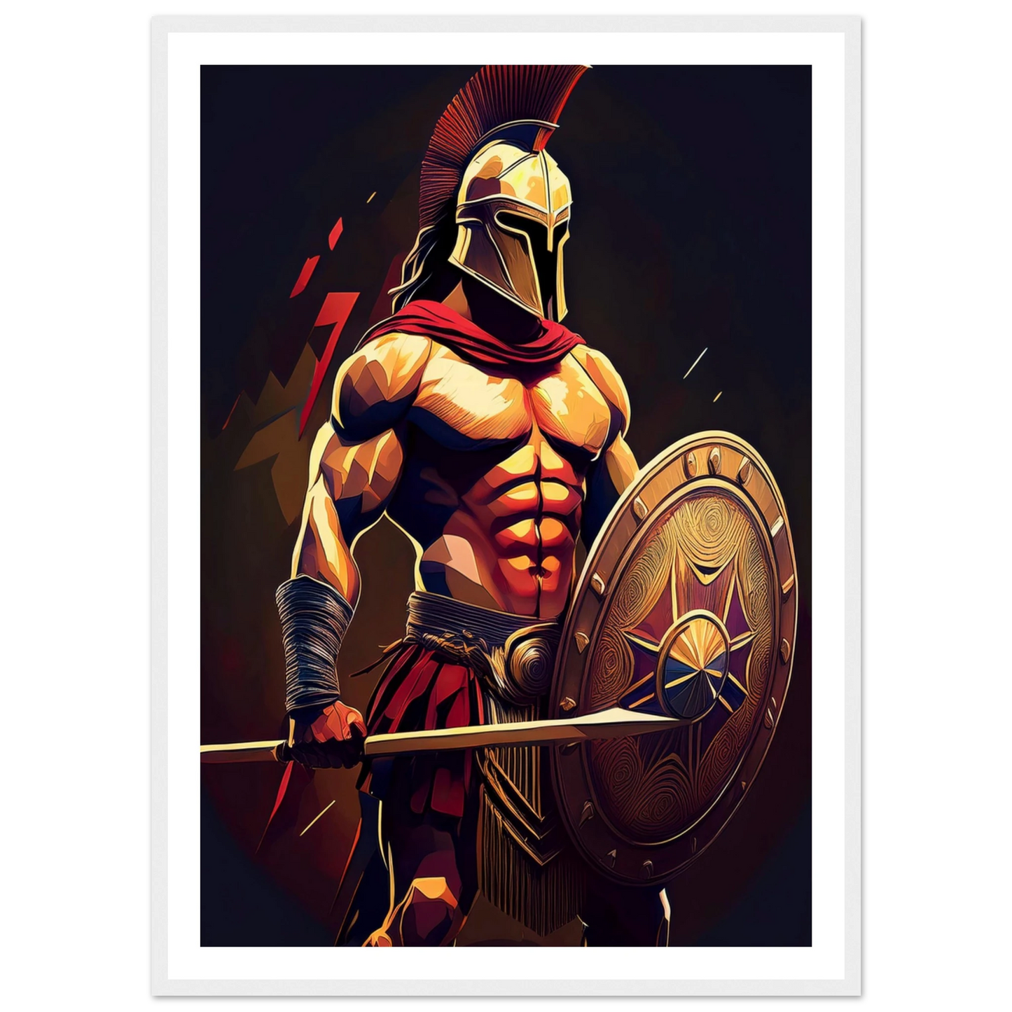 Spartan Warrior - Poster - Arthena