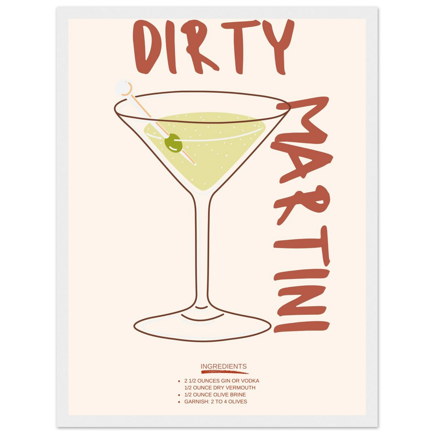 Dirty Martini - Poster - Arthena