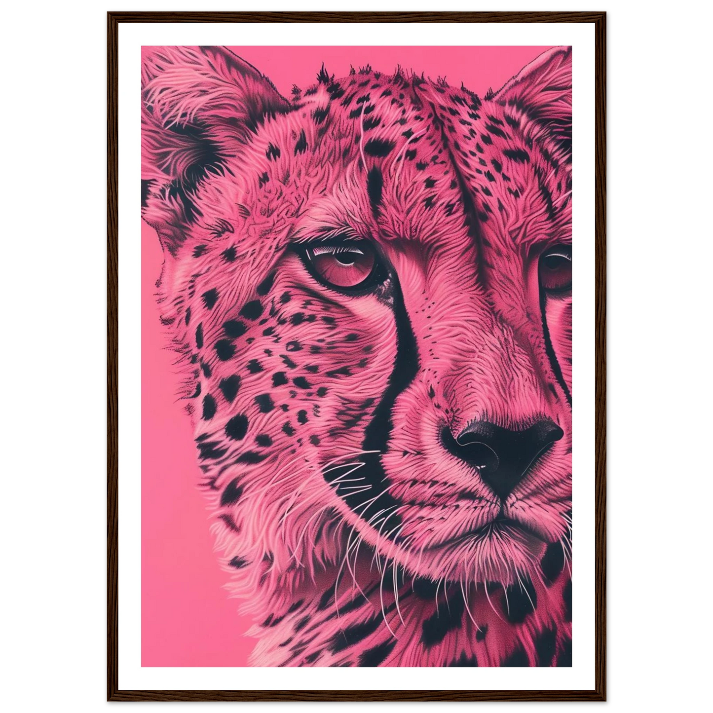 A Pink Cheetah - Poster - Arthena