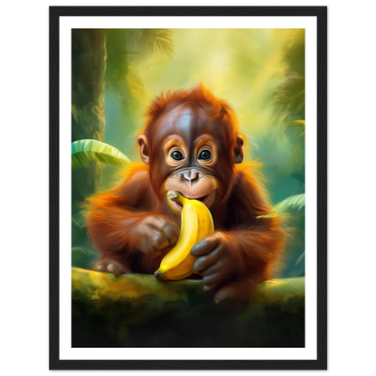Orangutang Baby - Poster - Arthena