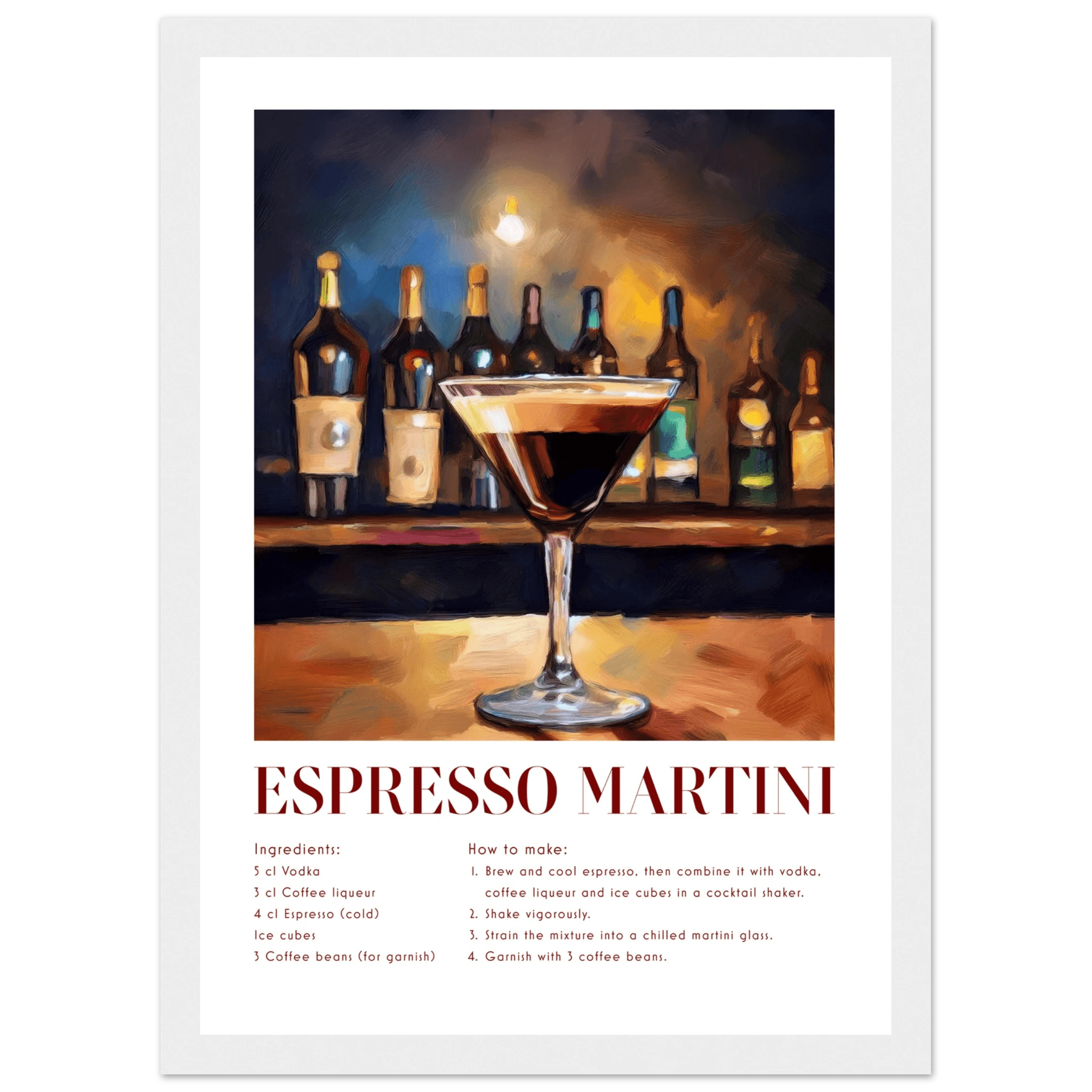 Espresso Martini - Poster - Arthena