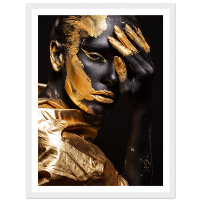 Eclipsed in gold - Poster - Arthena