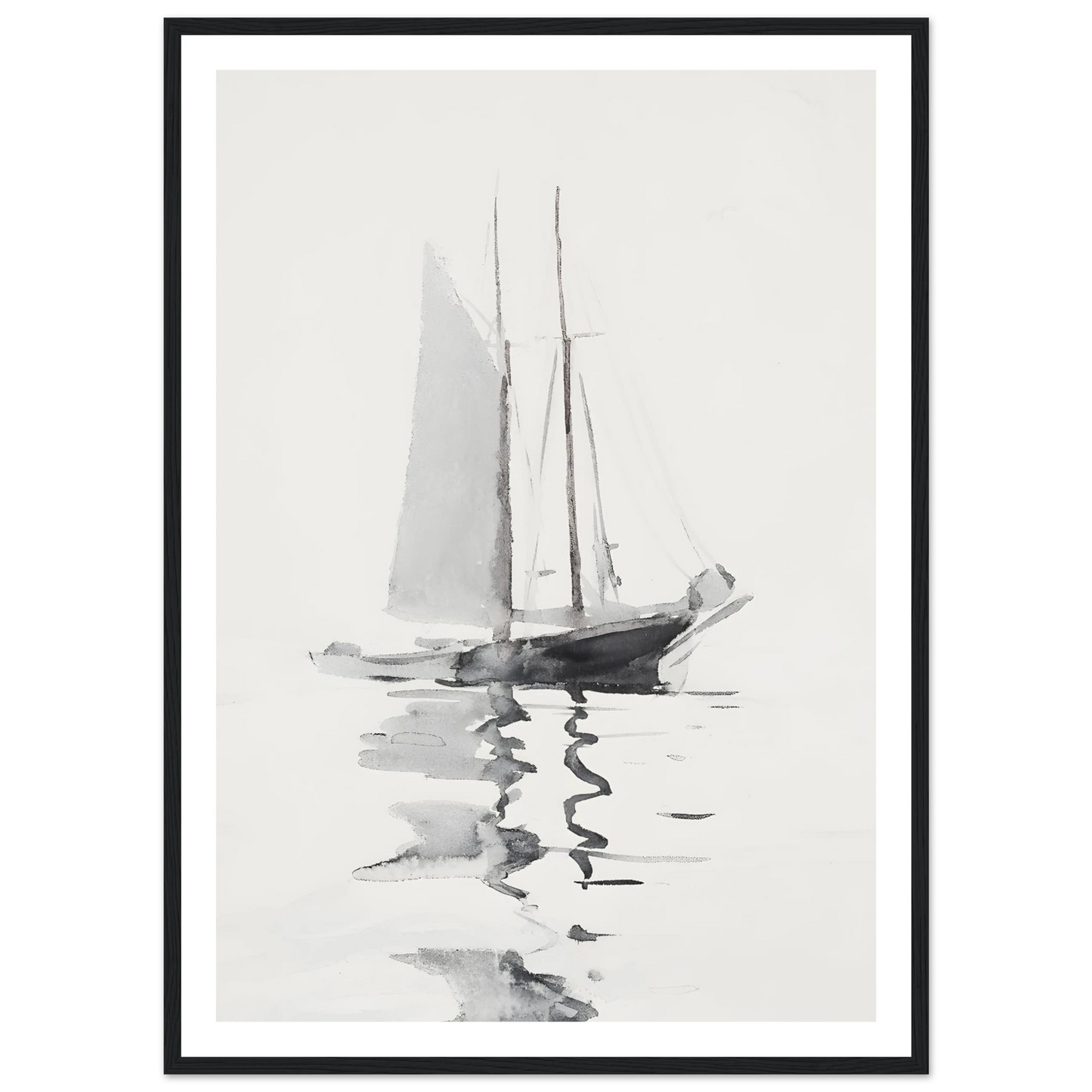 Abstract boat - Poster - Arthena