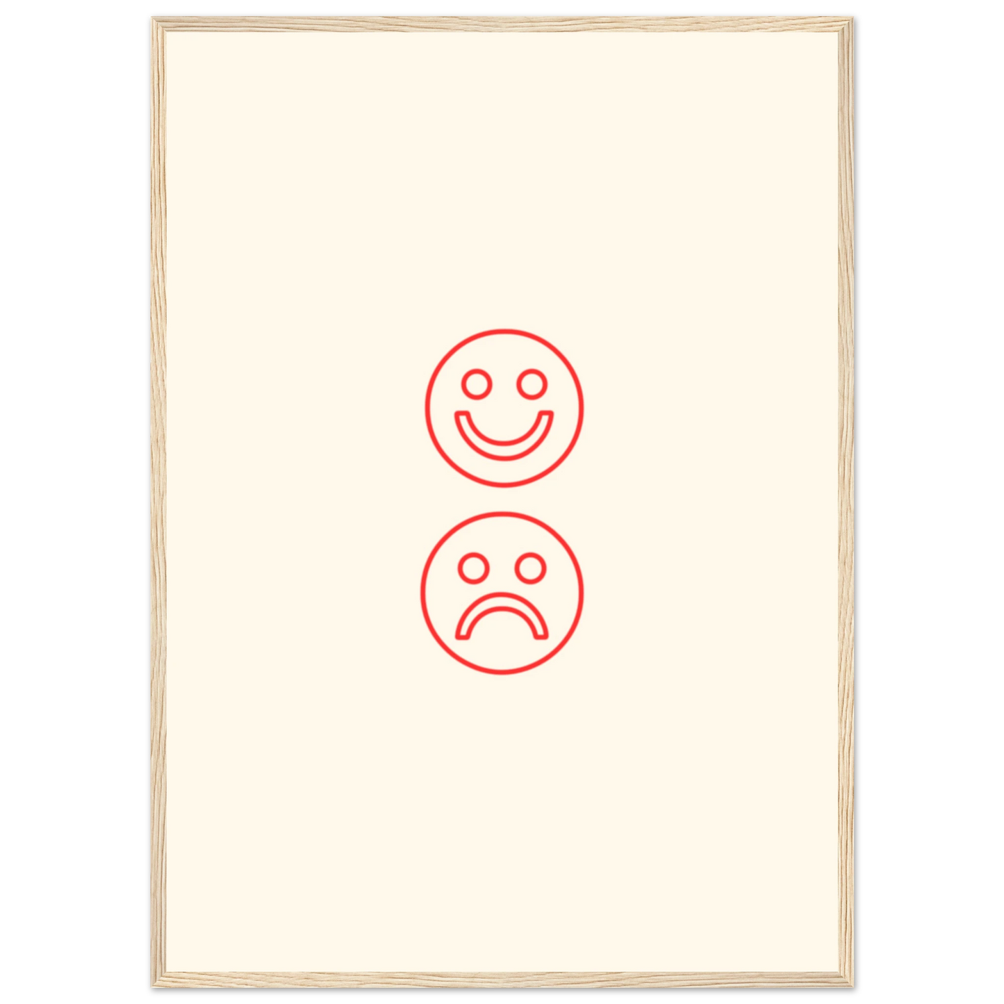 Happy face, sad face - Poster - Arthena