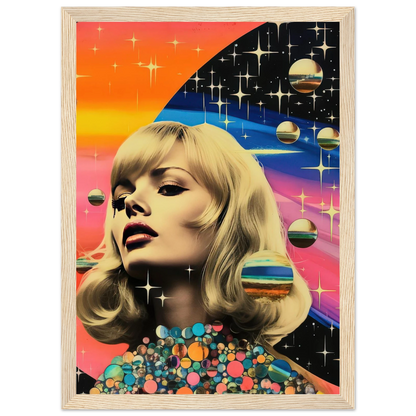 Retro Galaxy Queen - Poster - Arthena
