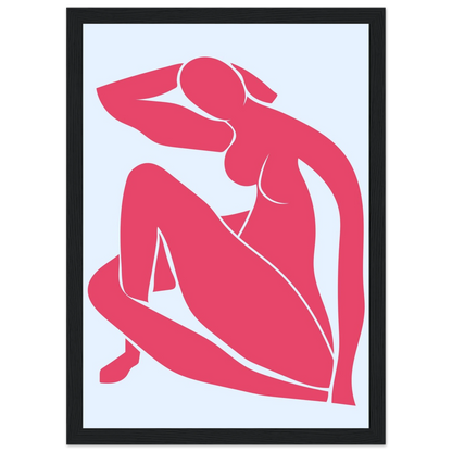 Body Positivity in Red - Poster - Arthena