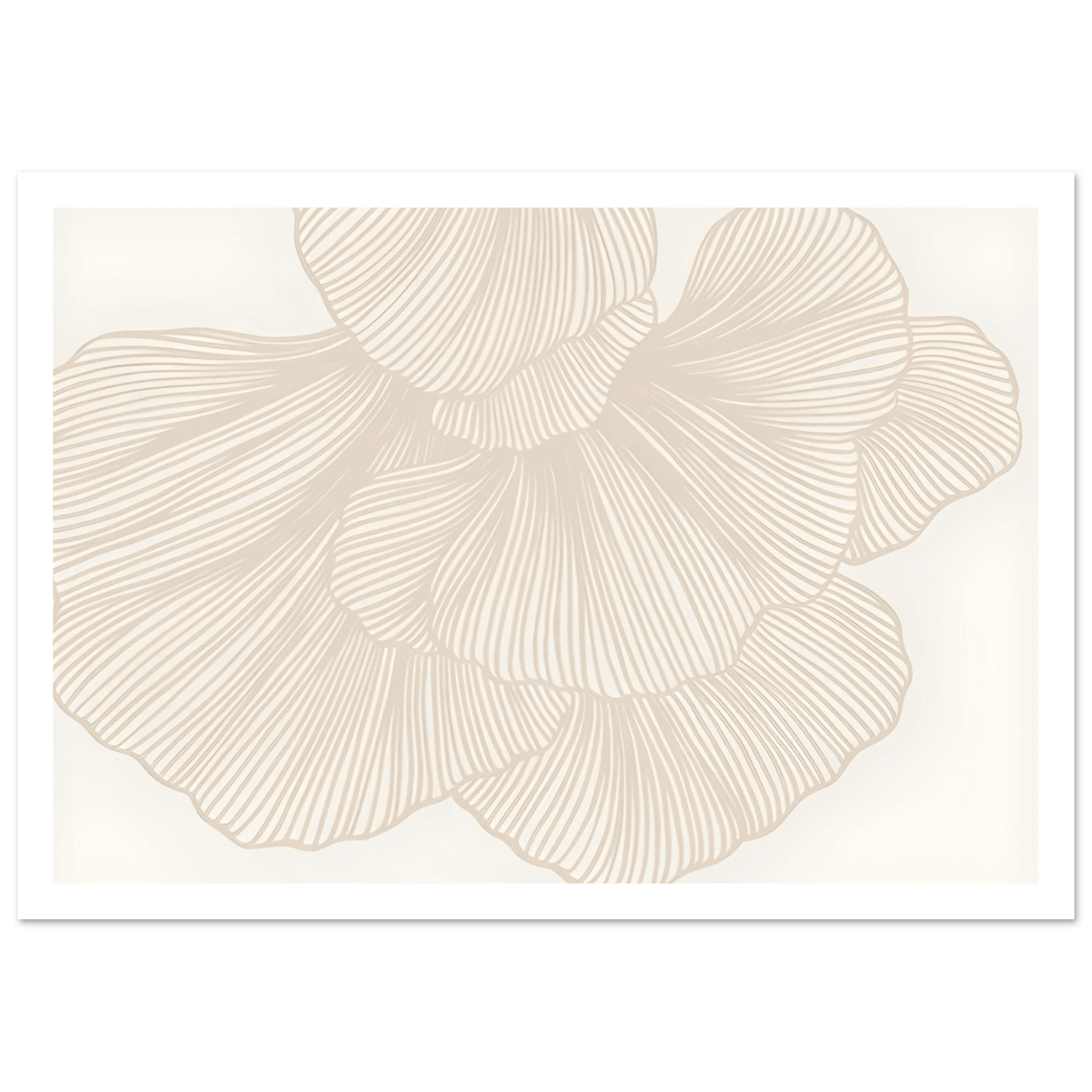 Flower Lines - Poster - Arthena