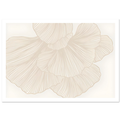 Flower Lines - Poster - Arthena