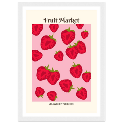 Fruit Market Strawberry - Poster - Arthena