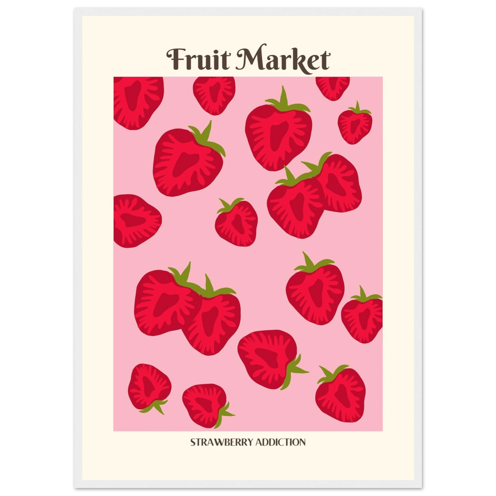 Fruit Market Strawberry - Poster - Arthena
