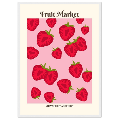Fruit Market Strawberry - Poster - Arthena