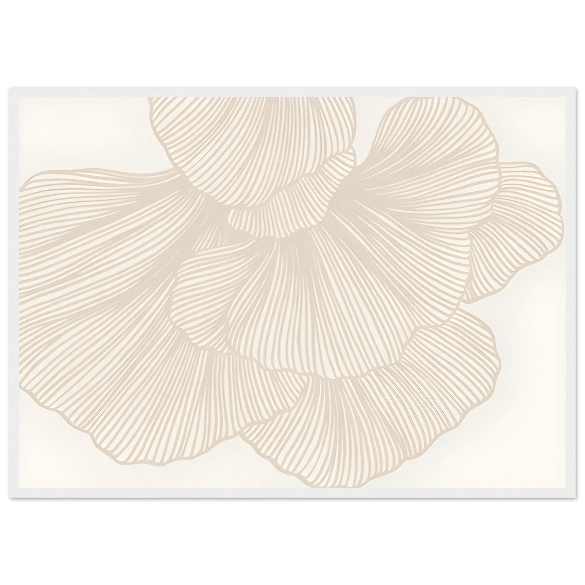 Flower Lines - Poster - Arthena